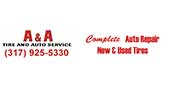 A & A Tire and Auto Service logo