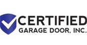 Certified Garage Door, Inc. logo